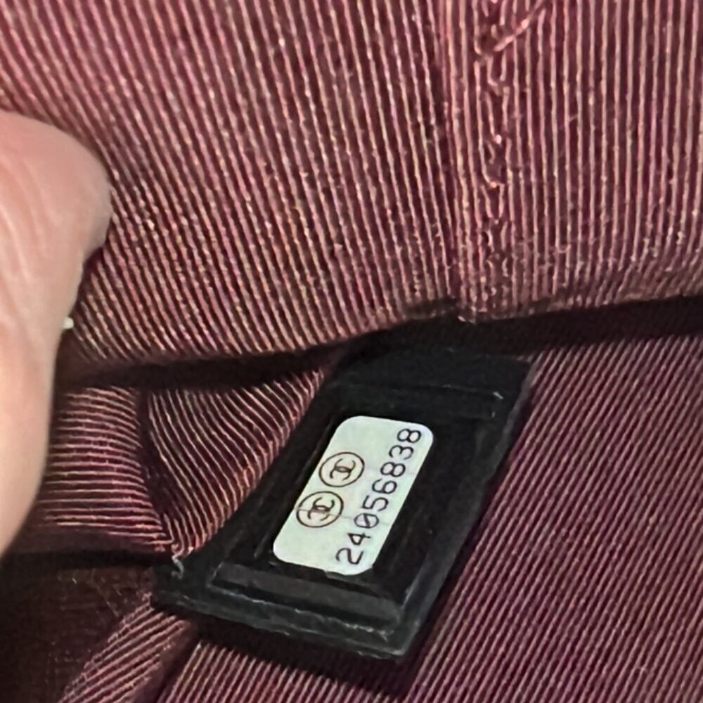 Chanel black leather lambskin leather pocket clutch / laptop sleeve - Picture 7 of 9